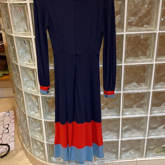 Boden navy jersey midi dress - Picture 7 of 8